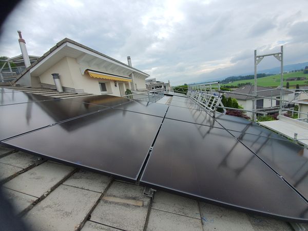 PV-Module auf Flachdach